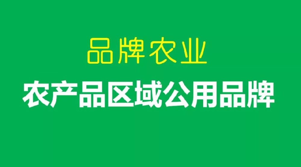 新农品牌说|单品类农产品区域公用品牌为什么更好用？